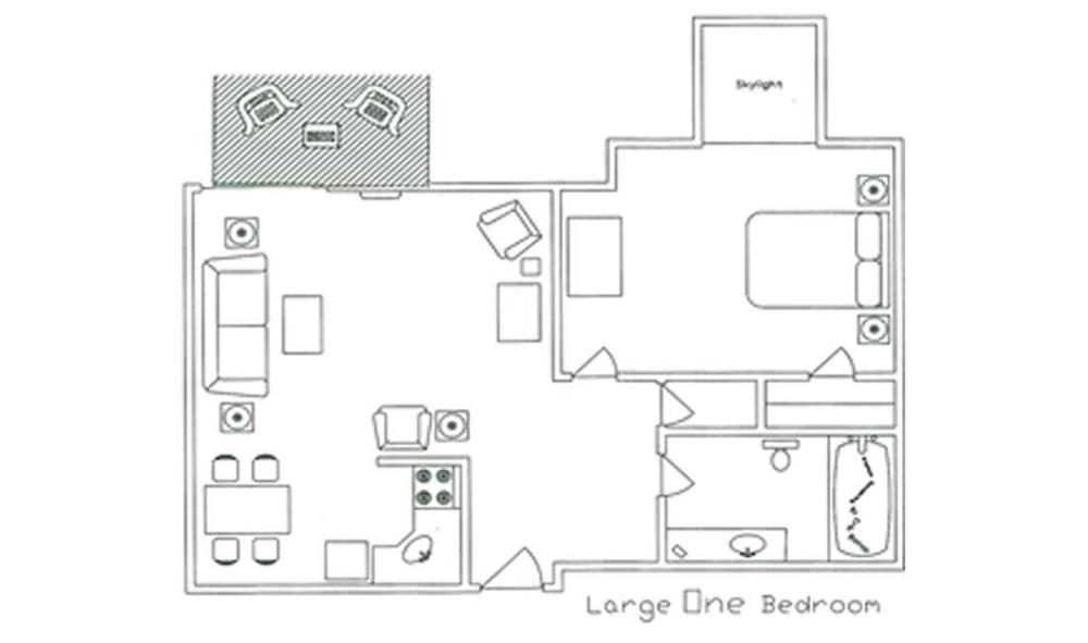 One-Bedroom Apartment interior